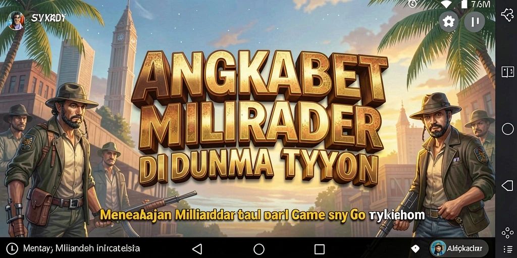 Tangkapan layar gameplay <strong>ANGKABET</strong> menunjukkan aksi seru dalam membangun bisnis.