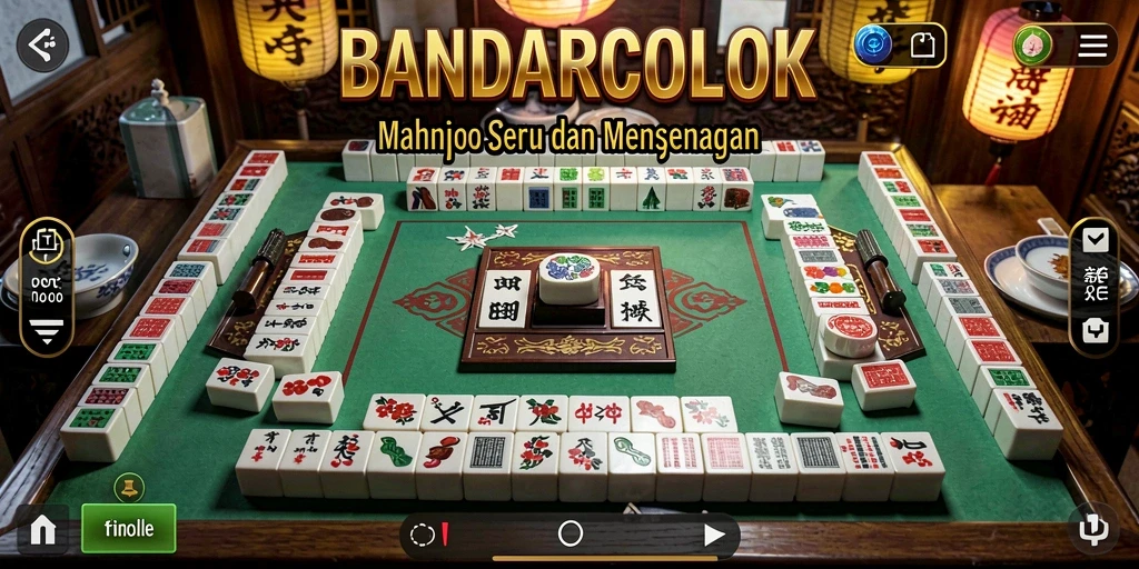 Screenshot utama BANDARCOLOK menampilkan gameplay Mahjong yang menarik.