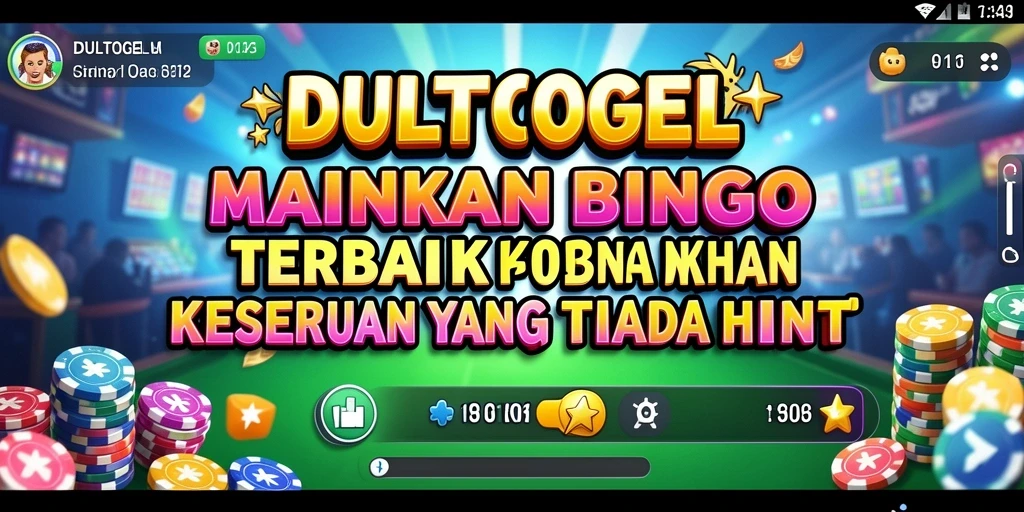 Screenshot gameplay Bingo DULTOGEL dengan fitur menarik.