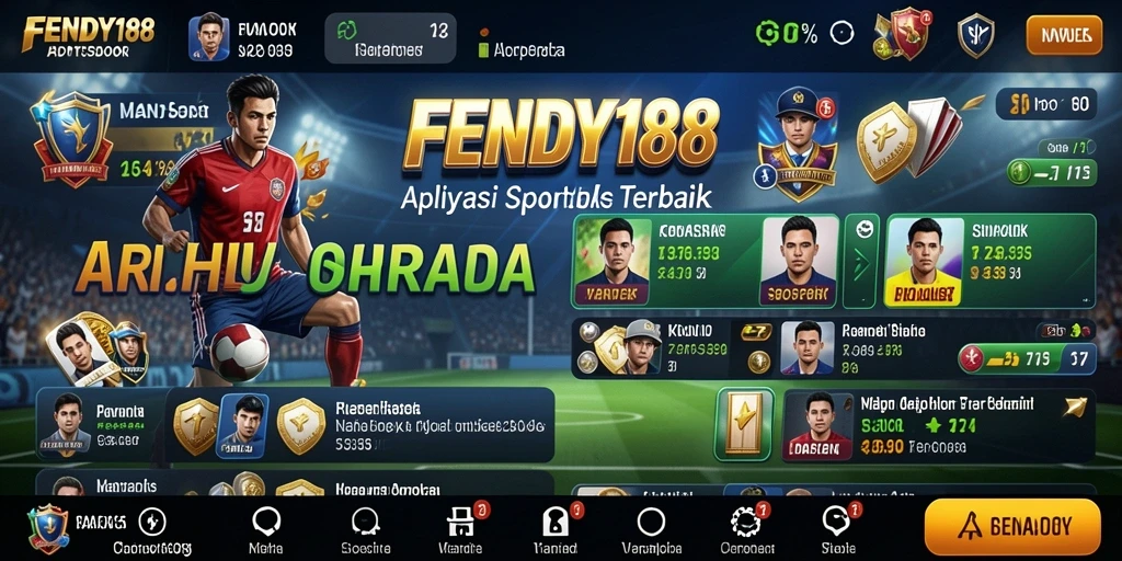 Tampilan utama FENDY188 dengan gameplay taruhan olahraga yang menarik.