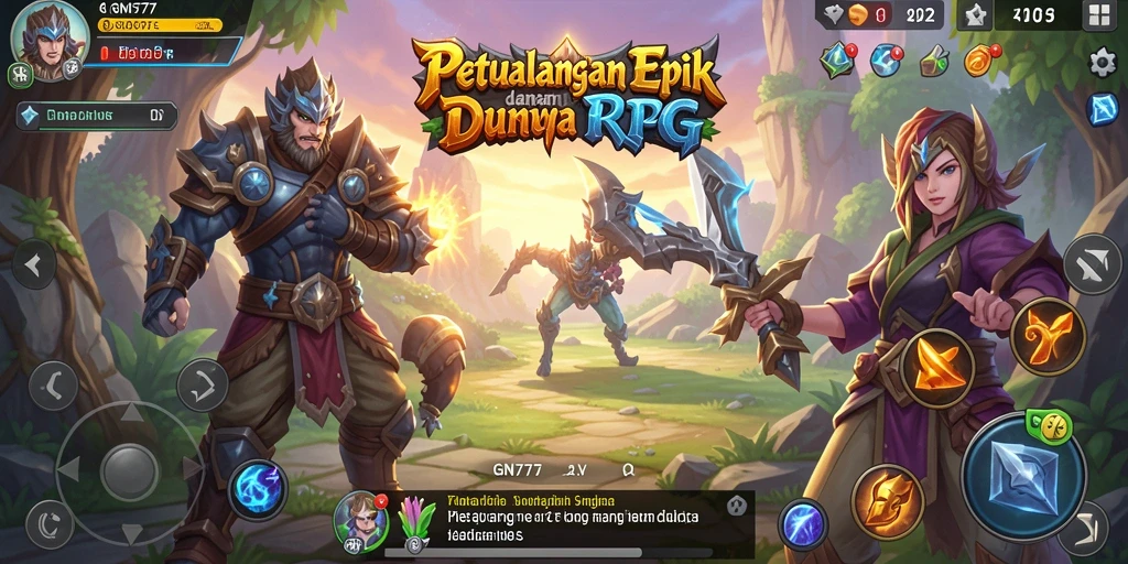 Gameplay RPG seru dengan grafis yang memukau.