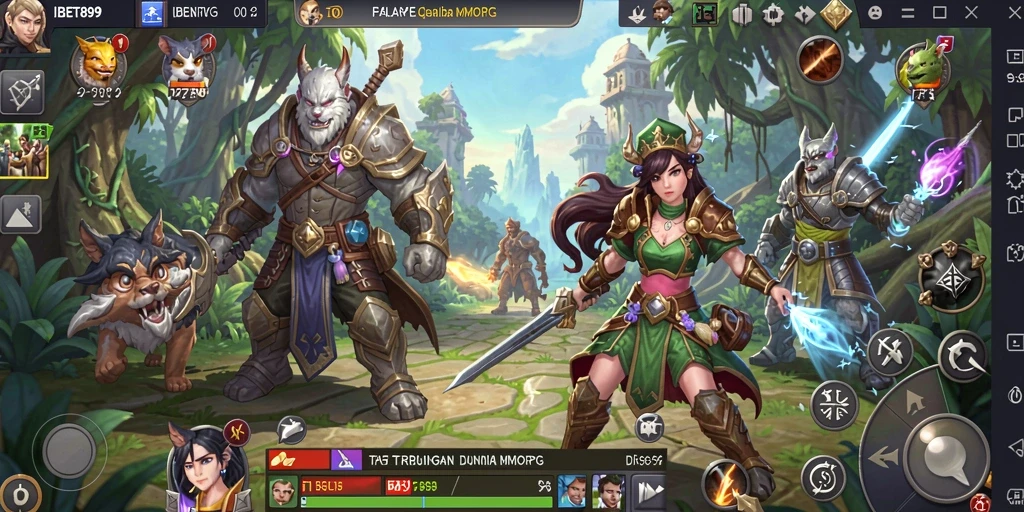 Tangkapan layar menunjukkan aksi seru dalam gameplay IBET899.