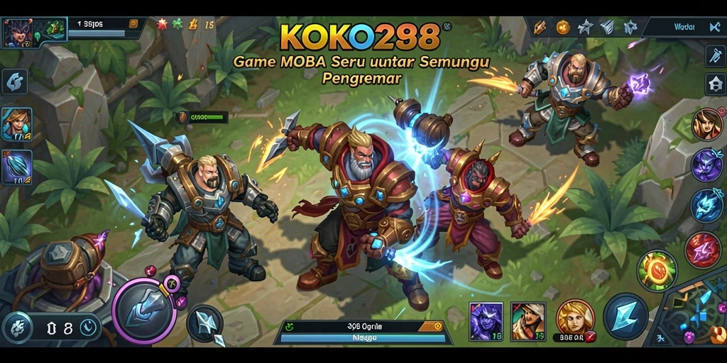 Gambaran aksi seru dalam gameplay KOKO288 yang mendebarkan.