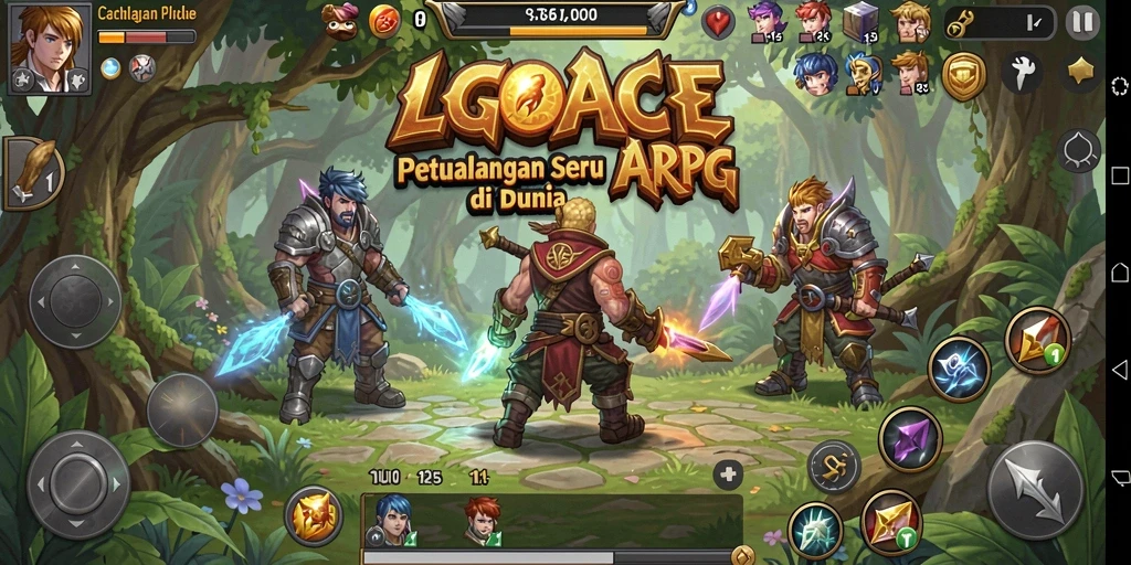 Tampilan gameplay LGOACE yang menarik dan penuh aksi.