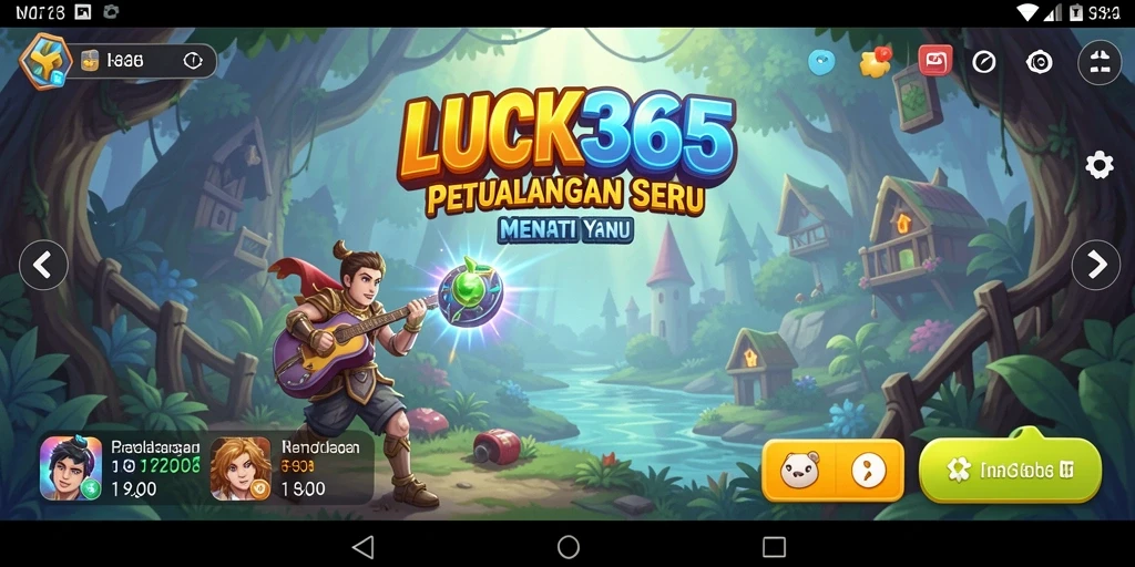Tangkapan layar gameplay LUCK365 menampilkan aksi petualangan yang mendebarkan.