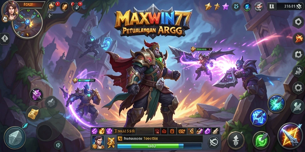 Tampilan gameplay ARPG yang memukau dan mendebarkan.