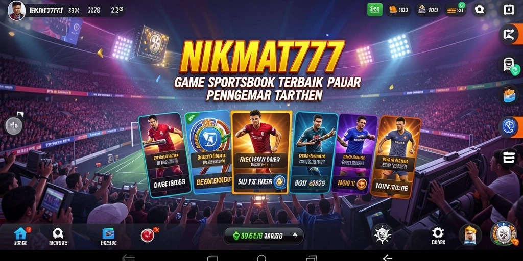 Tampilan menarik dari gameplay taruhan olahraga NIKMAT777.