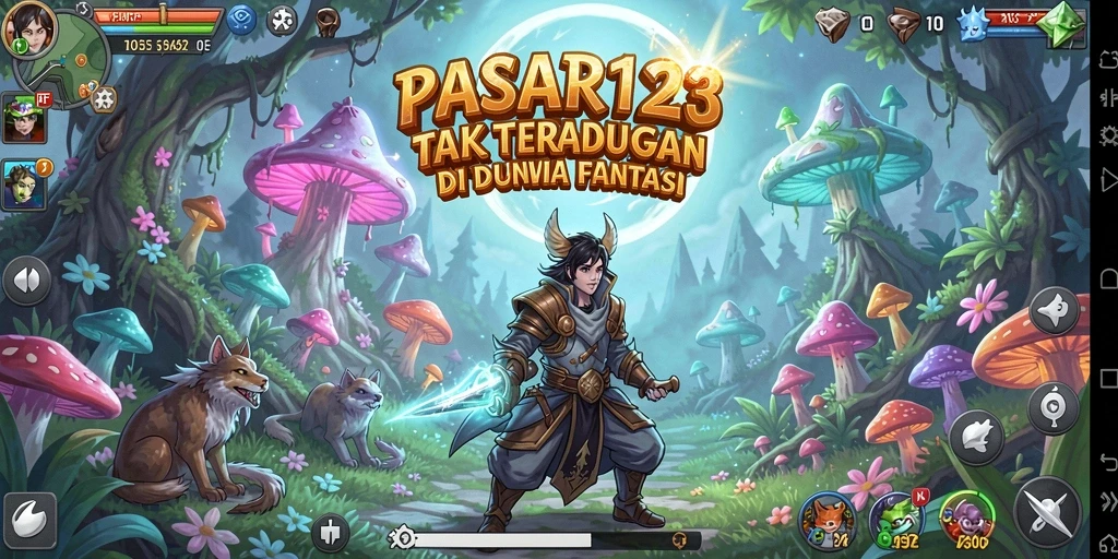 Tampilan gameplay PASAR123 dengan petualangan yang seru dan tantangan mendebarkan.