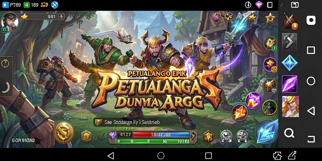 Screenshot gameplay PT89 menampilkan aksi pertempuran seru dalam dunia ARPG.