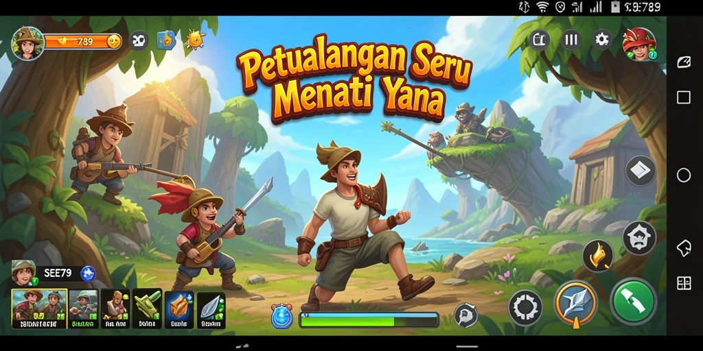 Gameplay SEE789 yang menarik dengan misi petualangan yang seru.