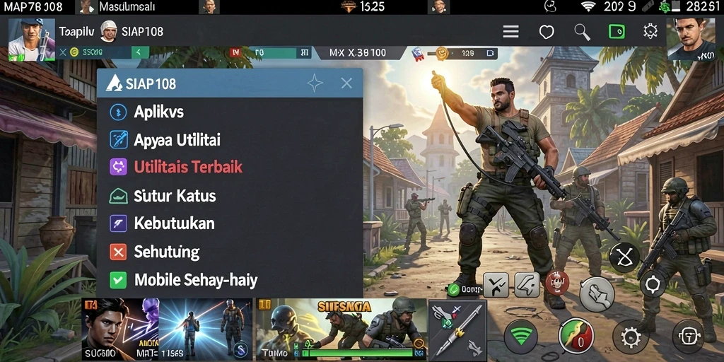 Tampilan antarmuka SIAP108 yang intuitif dan bersih.