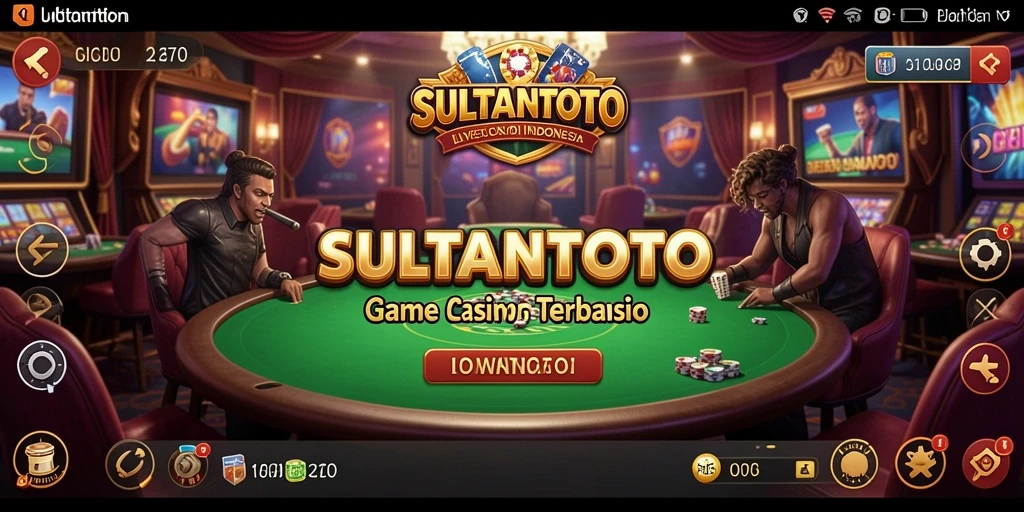 Tampilan gameplay mendebarkan dengan dealer langsung di SULTANTOTO.